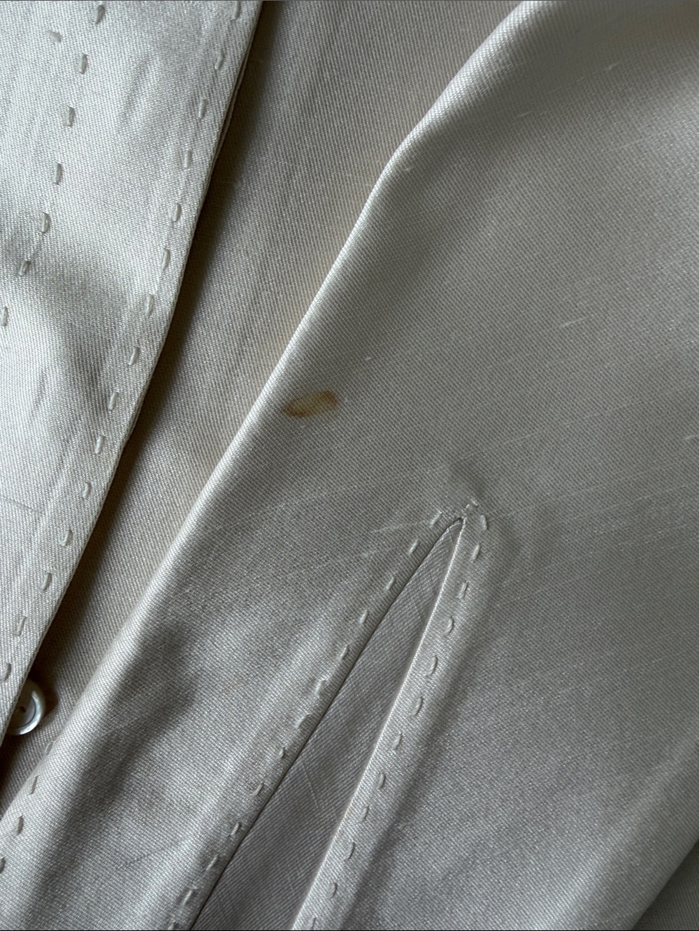 Chado Ralph Rucci Cream Structured Tunic - Picture 10 of 13